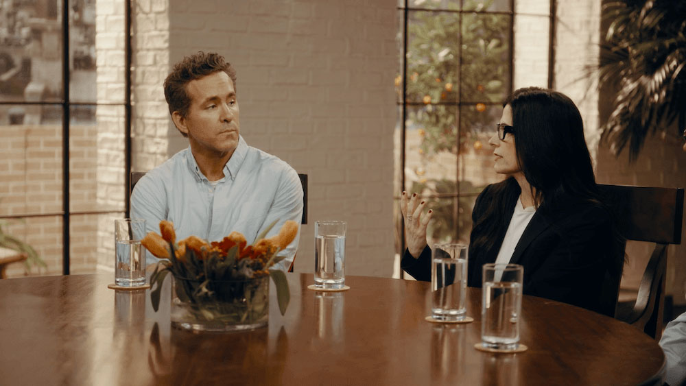 Play video featuring Ryan Reynolds talking with Dr.Brillman